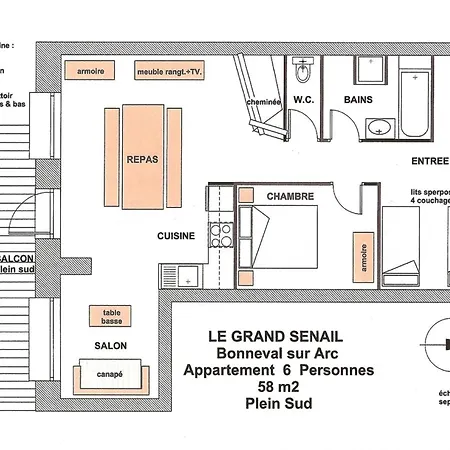 - Grand Sénail 1 Apartamento Bonneval-sur-Arc